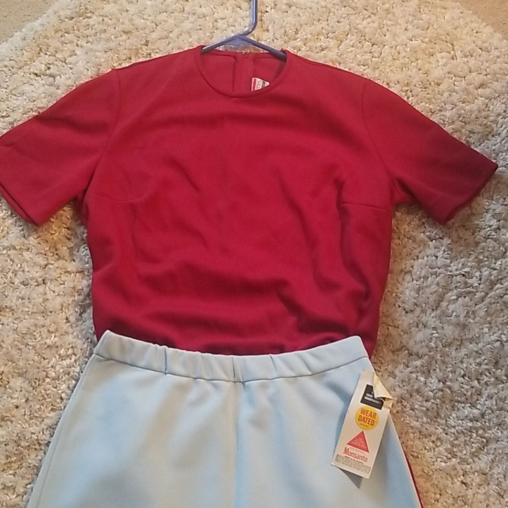 Vintage polyester knit top